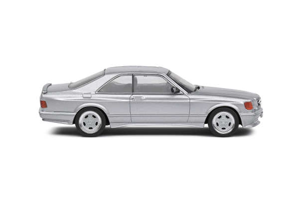 Mercedes Benz 560 SEC C126 wide body 1990 grey 1:43 modelcar Solido 421437710