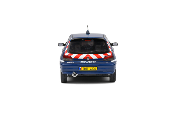 Peugeot 306 S16 Gendarm 1998 blau 1:43 Modellauto Solido 421437860