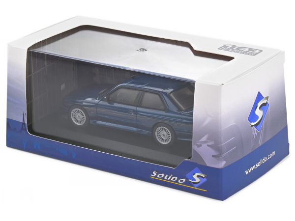 BMW Alpina E30 B6 blau 1:43 Modellauto Solido 421437160