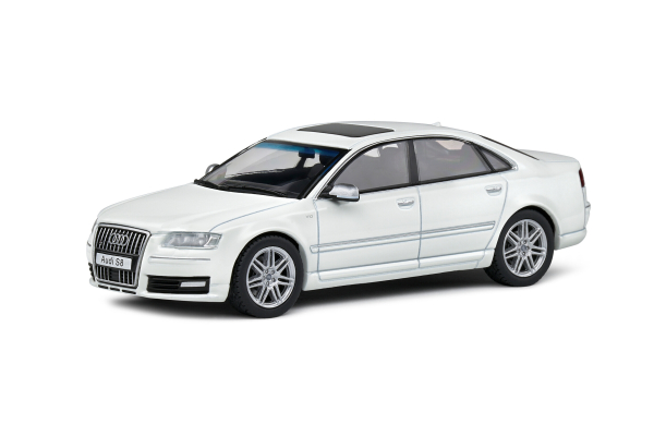 Audi D3 S8 2010 weiß 1:43 Modellauto Solido 421437700