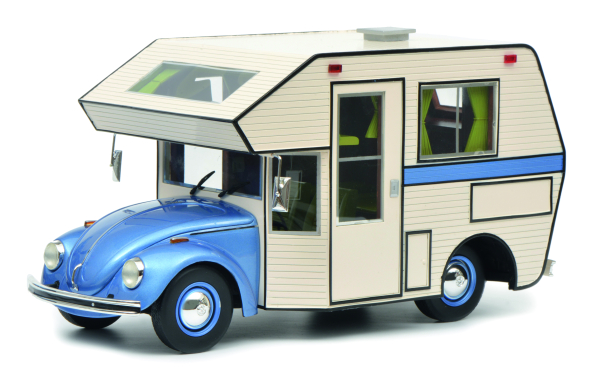 Schuco 450011400 VW Käfer Motorhome blau 1:18 limited 1/500