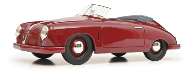 Schuco 450025800 Porsche 356 Gmünd Cabrio rot 1:18 limitiert 1/500 Modellauto