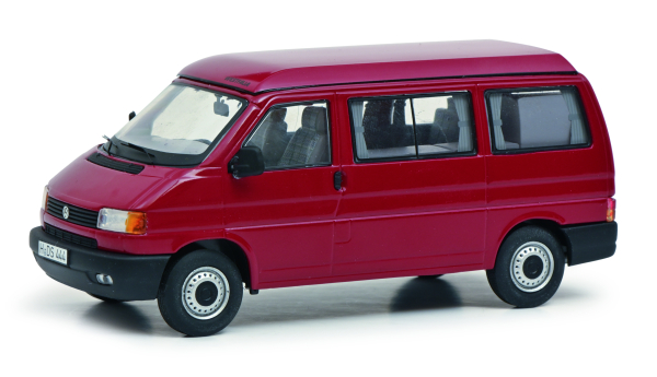 Schuco VW T4a California mit Hubdach rot 1:43 limitiert 1/750 Modellauto