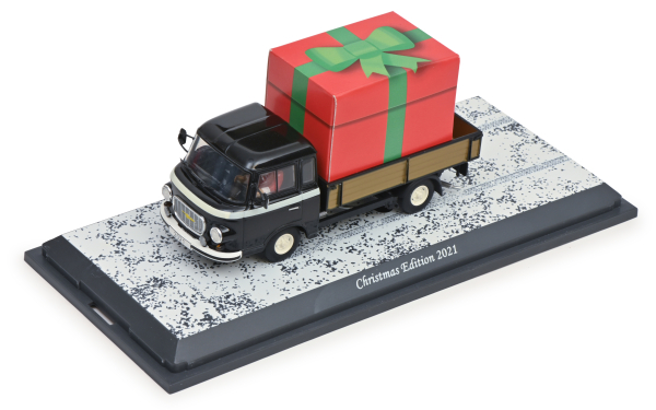 Schuco Barkas B1000 Pritsche + Roller Geschenk Weihnachten 2021 1:43 limitiert 1/750 Modellauto