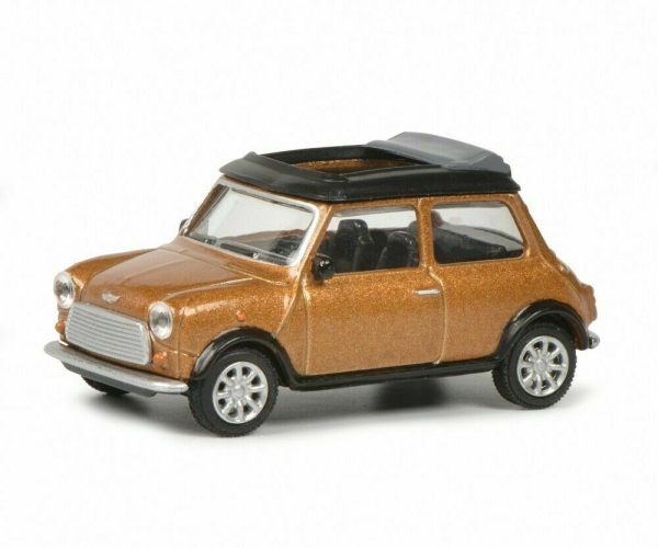 Schuco Mini Cooper braun metallic 1:64 Modellauto