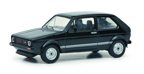 Schuco VW Golf I GTI schwarz 1:64 limitiert Modellauto