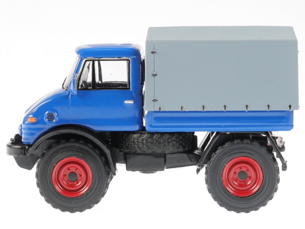 Unimog U406 blau 1:64  Schuco 452034000 Modellauto