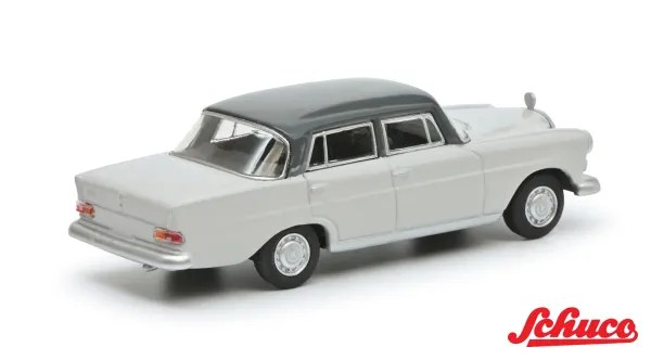 Mercedes-Benz 200D Heckfl. hellgrau 1:64 Schuco 452034500 Modellauto