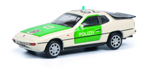 Schuco Porsche 924 Polizei 1:87 limitiert Modellauto