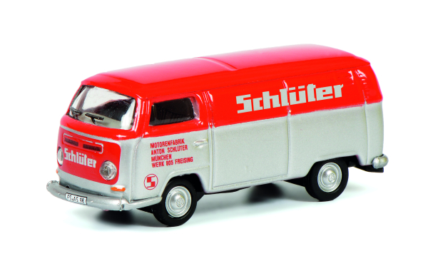 Schuco VW T2a Bus Schlüter 1:87 limitiert Modellauto