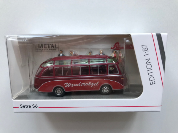 Setra S6 Bus Wandervögel red 1:87 Schuco 452669200 modelcar