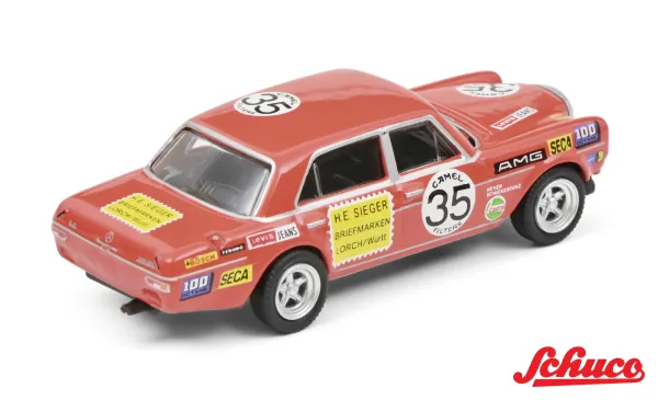 Mercedes-Benz 300 SEL #35 rot 1:87 Schuco 452669400 Modellauto