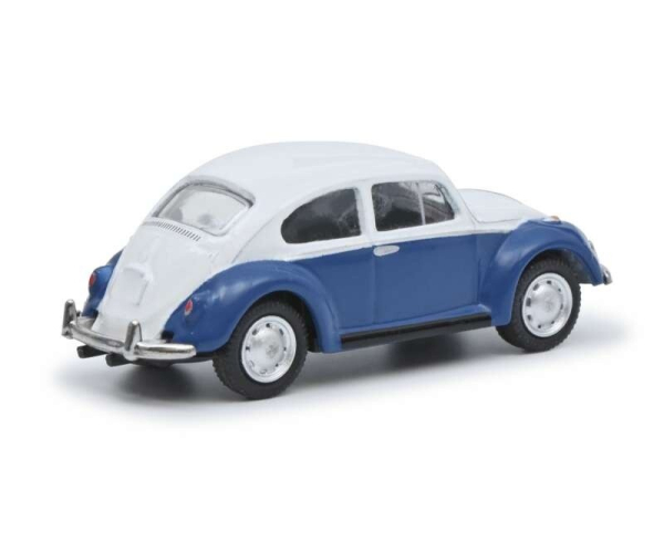 VW Käfer blau/weiß 1:87 Schuco 452670600 Modellauto