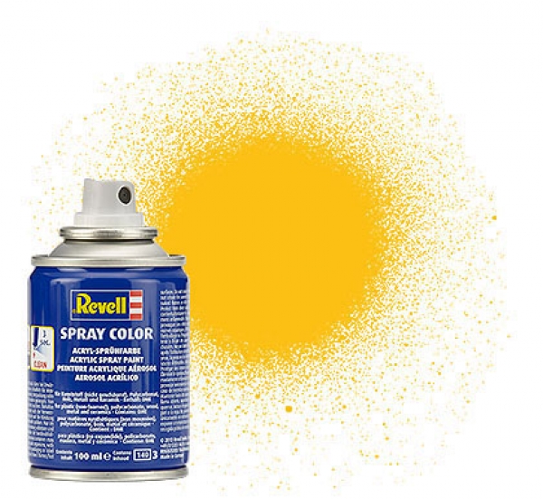 Revell 34115 Acryl Sprühfarbe gelb matt Spray Color 100 ml