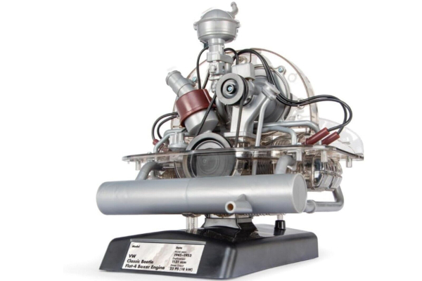 Franzis 67038 Bausatz 1:4 VW Käfer 1100 Motor Brezelkäfer Modellbau Modellauto Volkswagen