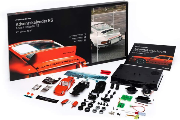 Franzis 67125 Porsche 911 Carrera RS 2.7 Adventcalender 1:24 modelcar modelkit
