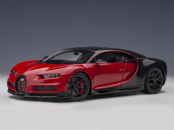 AUTOart BUGATTI Chiron Sport 2019 red carbon 1:18 Modellauto 70996