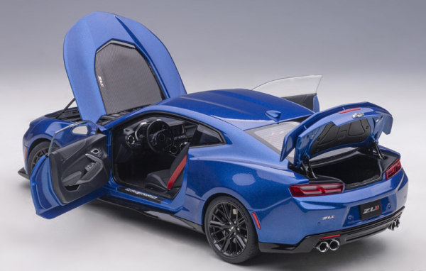 AutoArt 71209 CHEVROLET Camaro ZL1 2017 blau 1:18 Modellauto