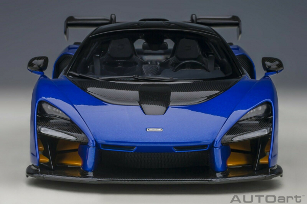 AUTOart 76079 McLaren Senna 2018 trophy kyanos blue 1:18 Modellauto