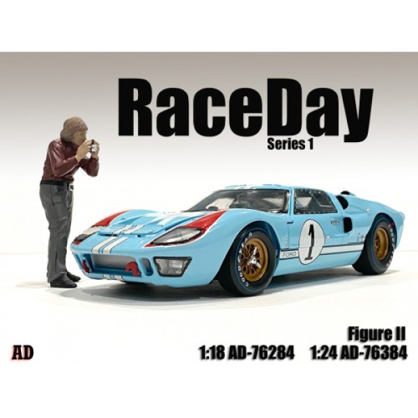 American Diorama 76384 Raceday 1 Fotograf 1:24 Figur 1/1000 limitiert