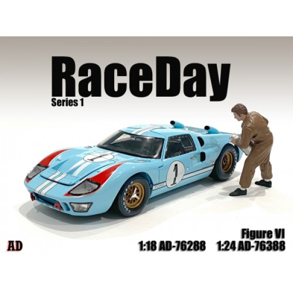 American Diorama 76388 Raceday 1 Mechaniker mit Benzinkanister 1:24 Figur 1/1000 limitiert