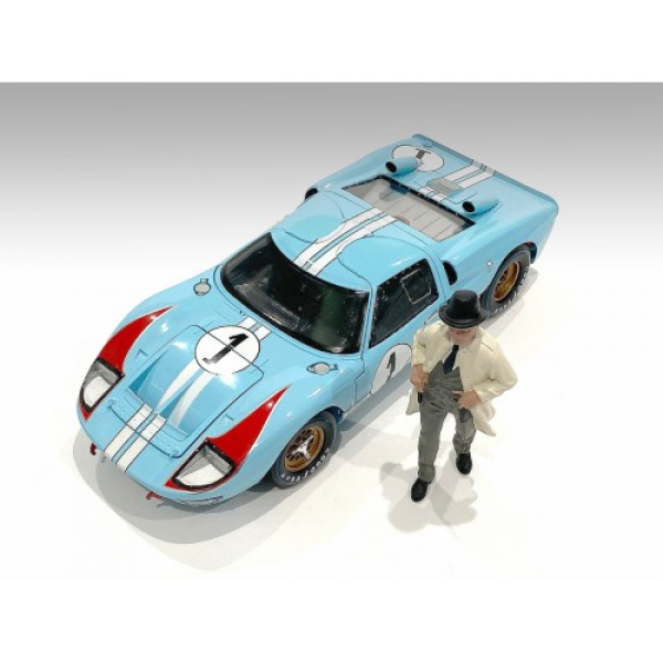 American Diorama 76296 Race Day Mann mit Hut 1:18 Figur 1/1000 limitiert