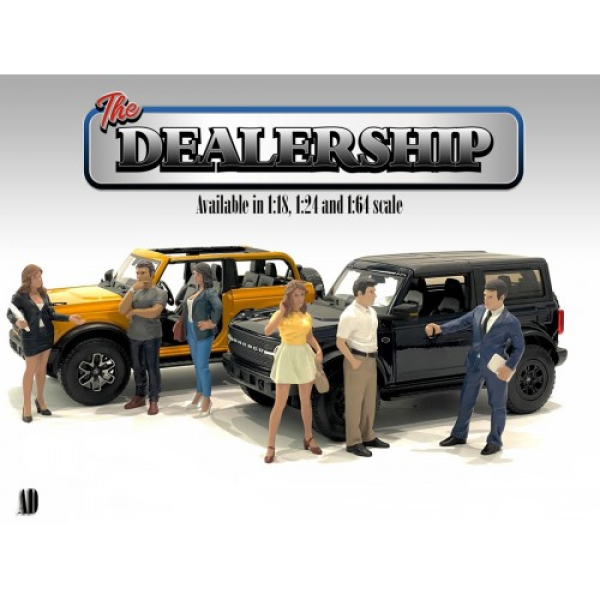 American Diorama 76412 Dealership Käuferin IV 1:24 Figur 1/1000 limitiert