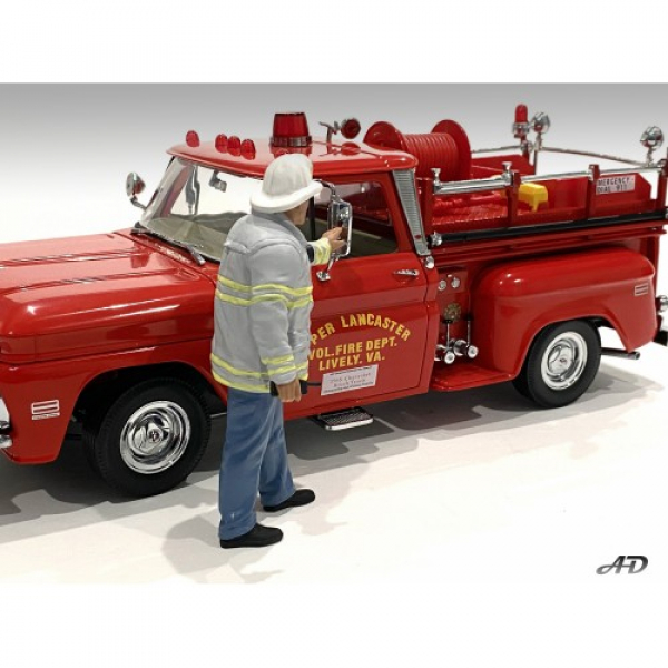 American Diorama 76418 Firefighters Captain Feuerwehr Hauptmann 1:24 Figur 1/1000 limitiert