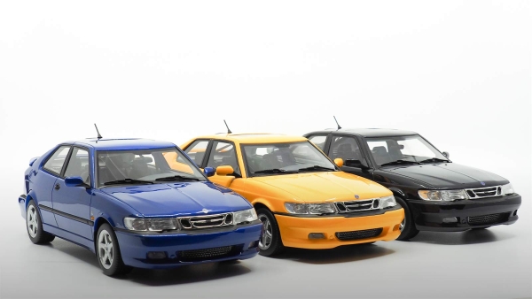 DNA SAAB 9-3 VIGGEN COUPE blau 1:18 limitiert 1/320 Modellauto