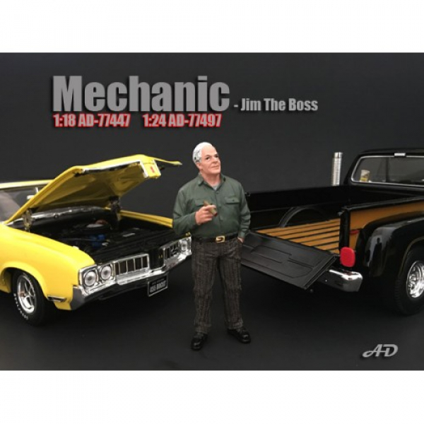 American Diorama 77497 Mechaniker - Jim the Boss 1/1000 1:24