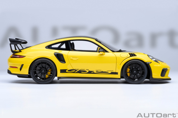 Porsche 911 991.2 GT3 RS 1:18 Weissach AUTOart 78178 gelb Modellauto