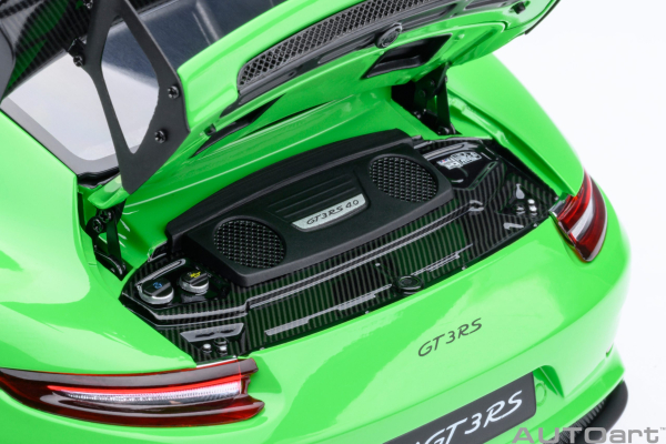 Porsche 911 991.2 GT3 RS 1:18 Weissach AUTOart 78178 grün Modellauto