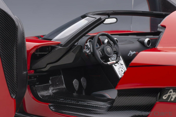 AUTOart 79022 Koenigsegg Agera RS Chilli Red Carbon Black 1:18 Modellauto