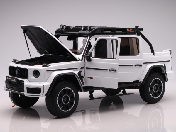 Almost Real 860524 Mercedes-Benz Brabus G800 Adventure XPL 2020 polar weiss 1:18 limitiert 1/1008 Modellauto