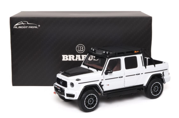 Almost Real 860524 Mercedes-Benz Brabus G800 Adventure XPL 2020 polar weiss 1:18 limitiert 1/1008 Modellauto