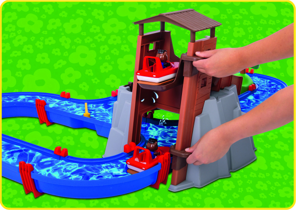 AquaPlay Outdoor Wasser Spielzeug Wasserbahn AdventureLand 1547