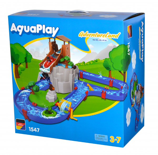 AquaPlay Outdoor Wasser Spielzeug Wasserbahn AdventureLand 1547