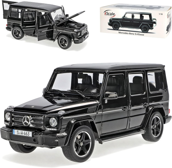 Mercedes-Benz G-Klasse W463 2015 schwarz 1:18 Modelcar limitiertes Modell 1/500 I-Scale
