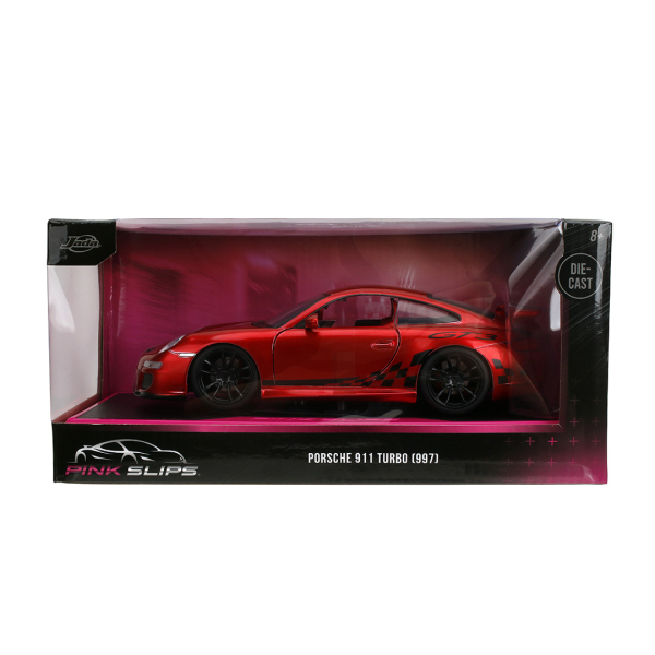 Porsche 911 GT3 997 Pink Slips red 1:24 Jada Toys 9335898314R00 modelcar