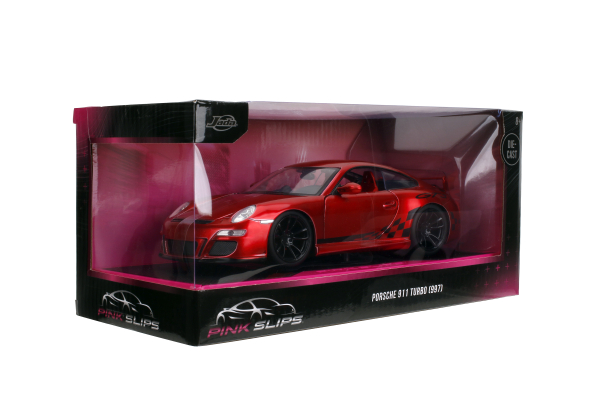 Porsche 911 GT3 997 Pink Slips red 1:24 Jada Toys 9335898314R00 modelcar