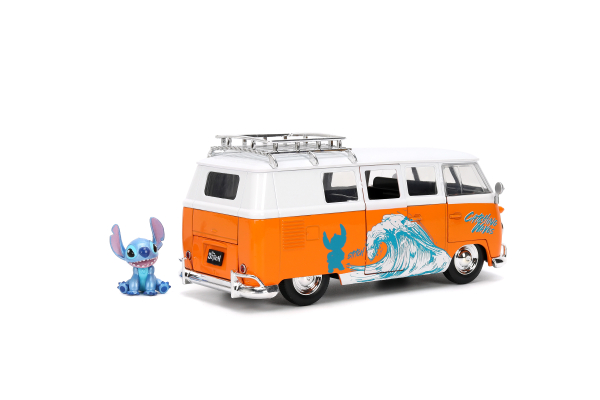 Stitch 1961 VW Bus  orange 1:24 Jada Toys 9336340314R00 modelcar