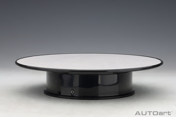 Drehteller Präsentationsplatte Rotary display 20 cm silber AutoArt