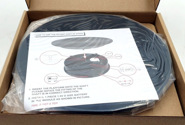 Drehteller Präsentationsdrehteller 20 cm schwarz Autoart