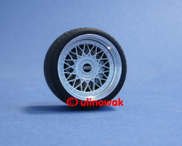 99021-16 Alufelge 1:18 BBS RM-Design 2-tlg. 16 Zoll uni