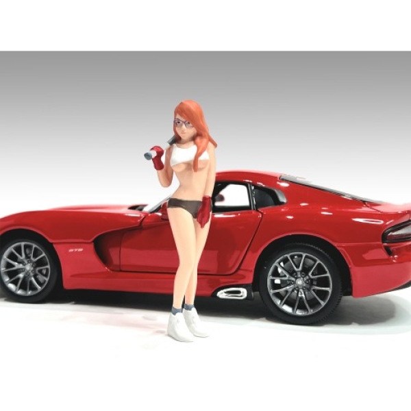 American Diorama 24306 Cosplay Girls Figur #6 Woman with red hair 1:18 limited 1/1000