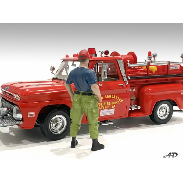 American Diorama 76321 Firefighters off duty Feuerwehr Dienstfrei 1:18 Figur 1/1000 limitiert