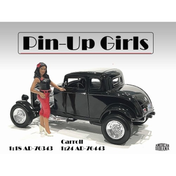 American Diorama 76443 Pin Up Girl Carroll 1:24 Figur 1/1000 limitiert