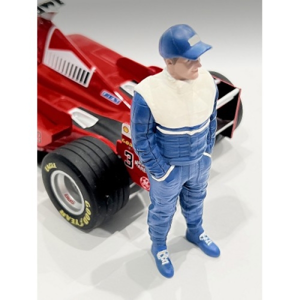 American Diorama 76355 Rennfahrer Figur A 90er mit Helm 1:18 limitiert 1/1000