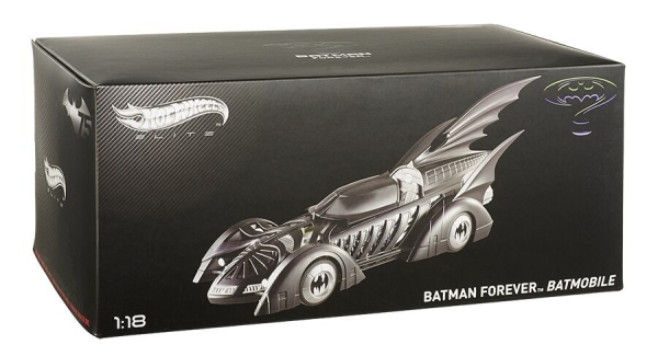 Hot Wheels Elite BATMAN BATMOBIL - BATMAN FOREVER 1995 1:18 BCJ98