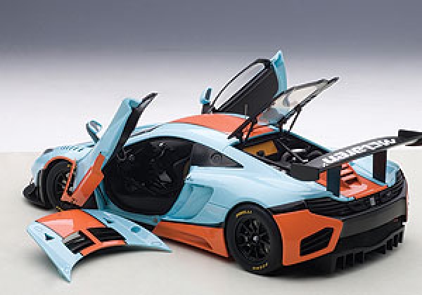 AUTOart MCLAREN 12C GT3 blau orange 1:18 81343